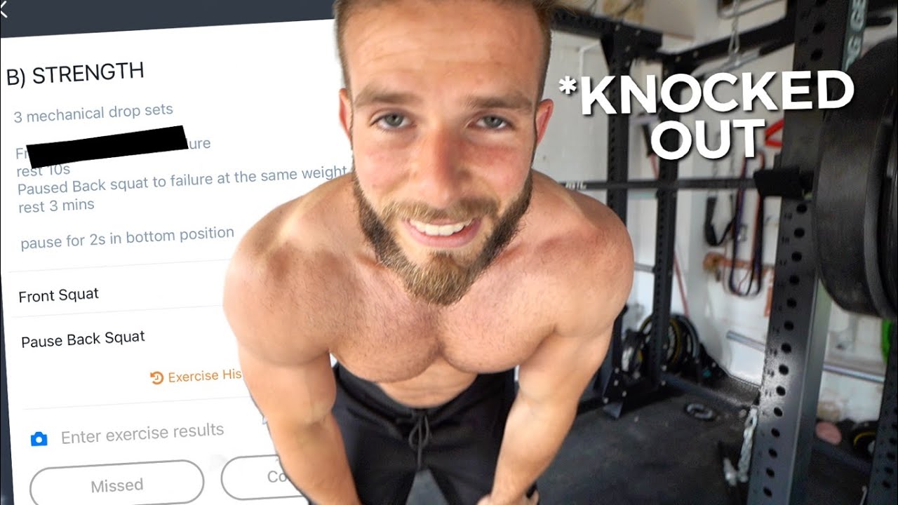 HARDEST CROSSFIT SQUAT sets I've ever done *Hypertrophy