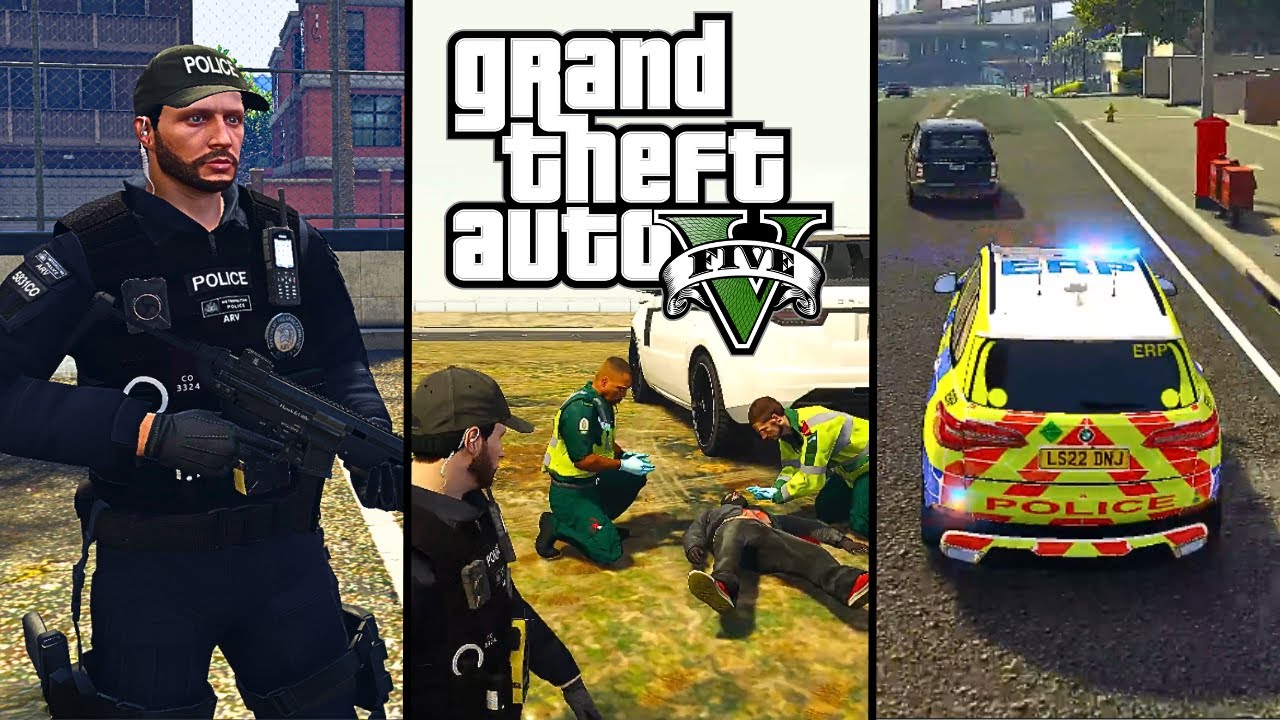 A Day in the Life of a COP in GTAV!!