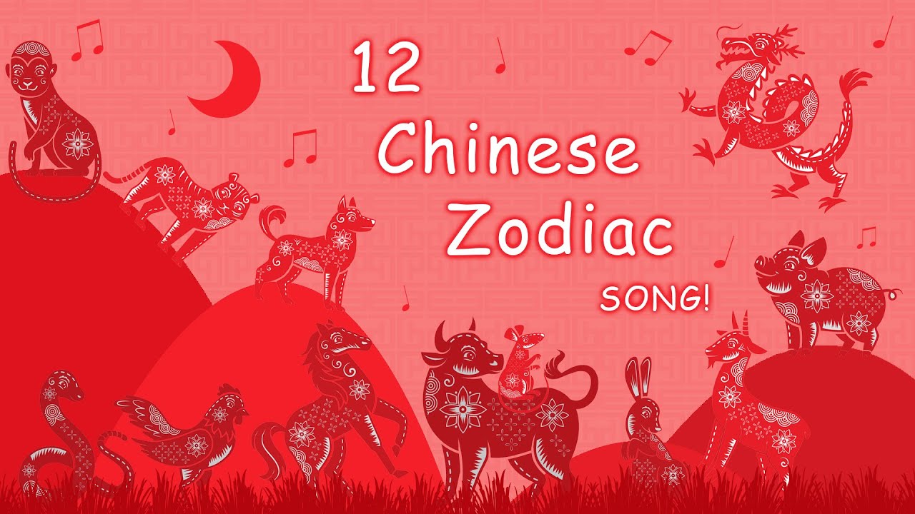 12 Chinese Zodiac Song - English for Kids