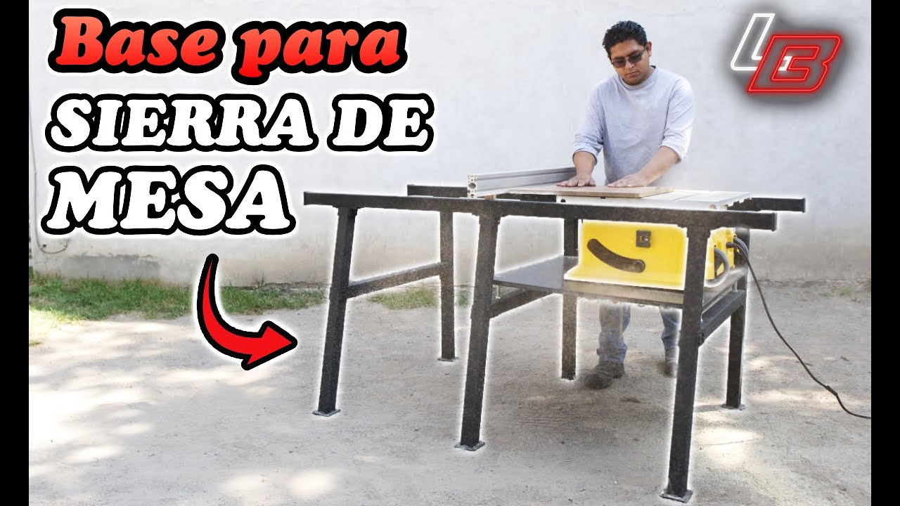 Cómo hacer base para SIERRA DE MESA con tornillos 🔩