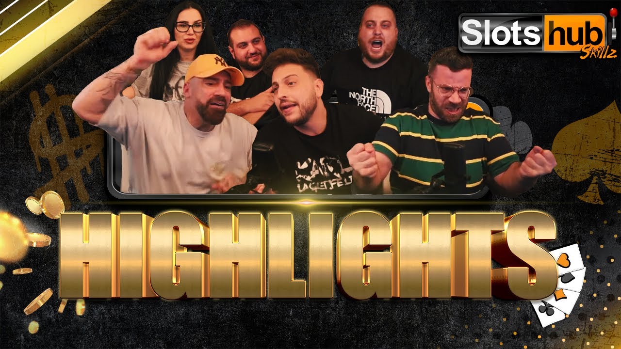 Slotshub Skillz Big Wins & funny moments | H απόγνωση του Κοντόπιδη  & Horror Night Part 4