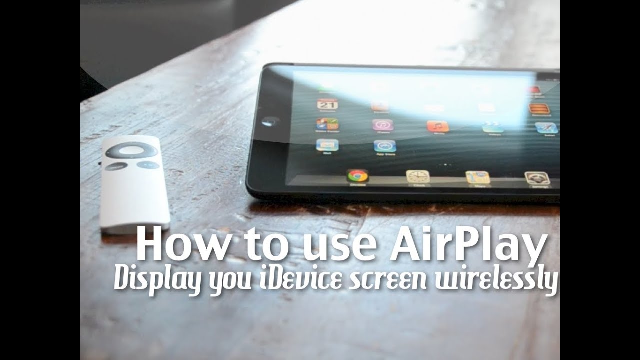 How to display your iPhone/iPad screen on your TV