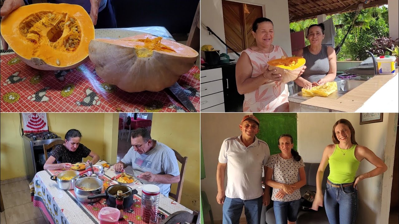 DIVIDI E LEVEI DE PRESENTE A ÚLTIMA ABÓBORA DA ROÇA + VAMOS PASSEAR EM FAMÍLIA 