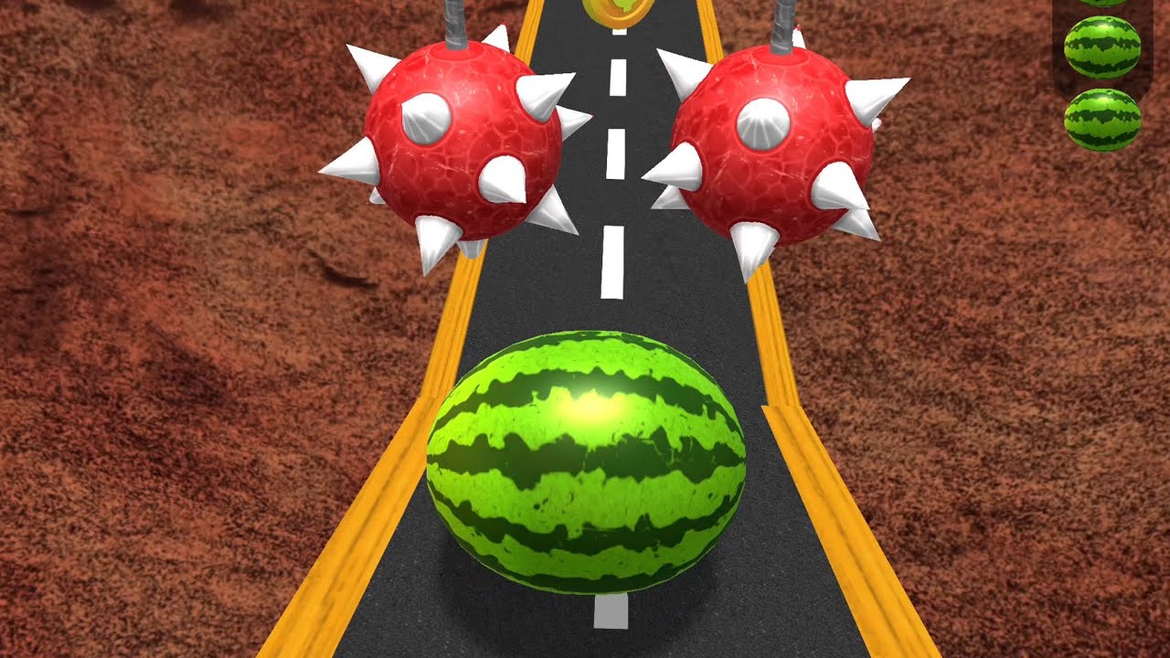 Rolling Ball Runner 3D Gameplay 💥 Naftrix Gaming Game 3 Android iOS 
