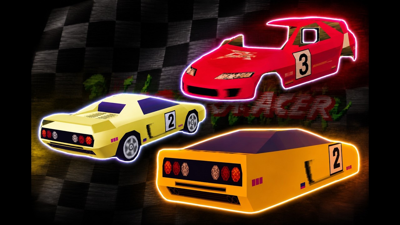 Ridge Racer behind the scenes (Free Camera Chaos in 4K)