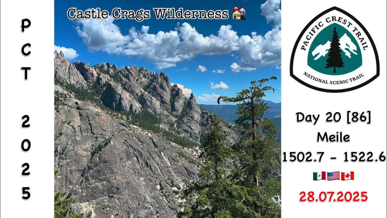 4K - PCT 2025 - Day 20 [86] - 28.07.25 - Meile 1502.7 to 1522.6 -  Pacific Crest Trail