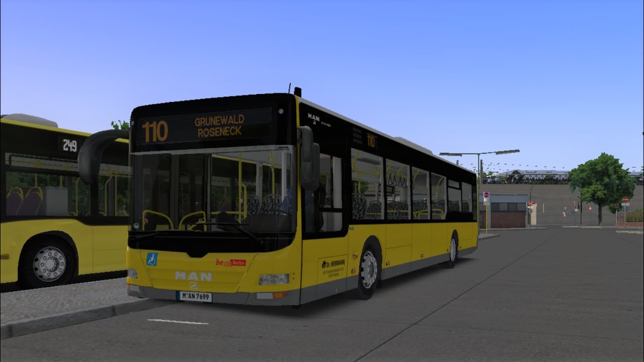 [OMSI 2] Berlin BRT | BVG MAN A37 ZF Ecolife | 110 Zoo Hertzallee - Roseneck