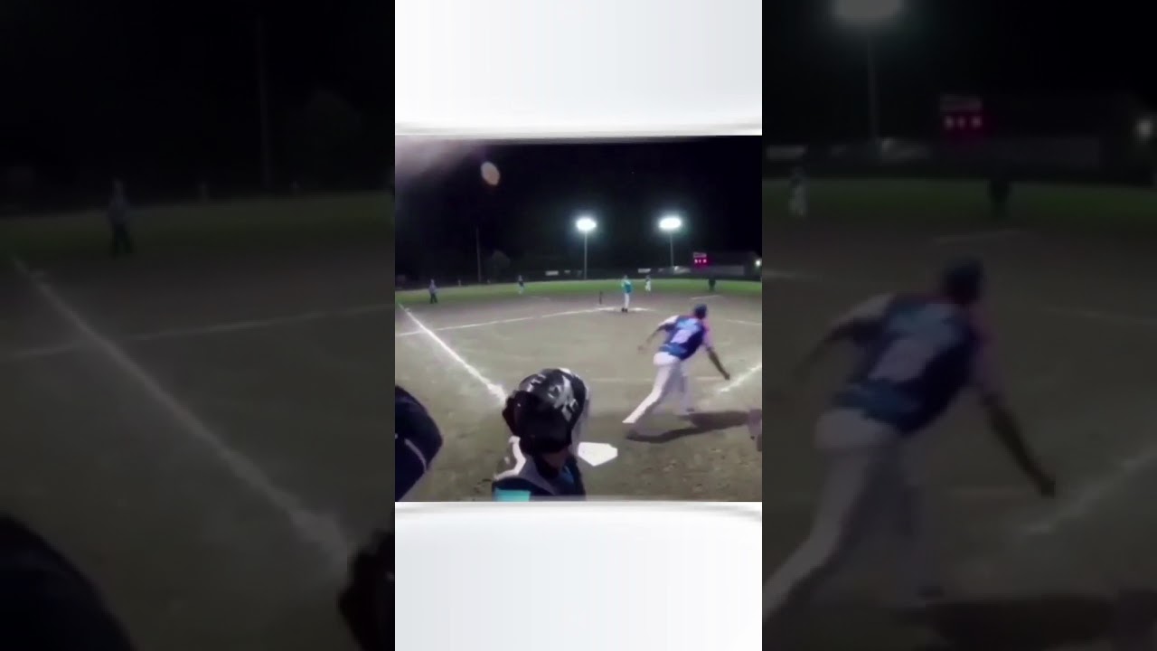 Renaud Lefort hits a home run with one hand!