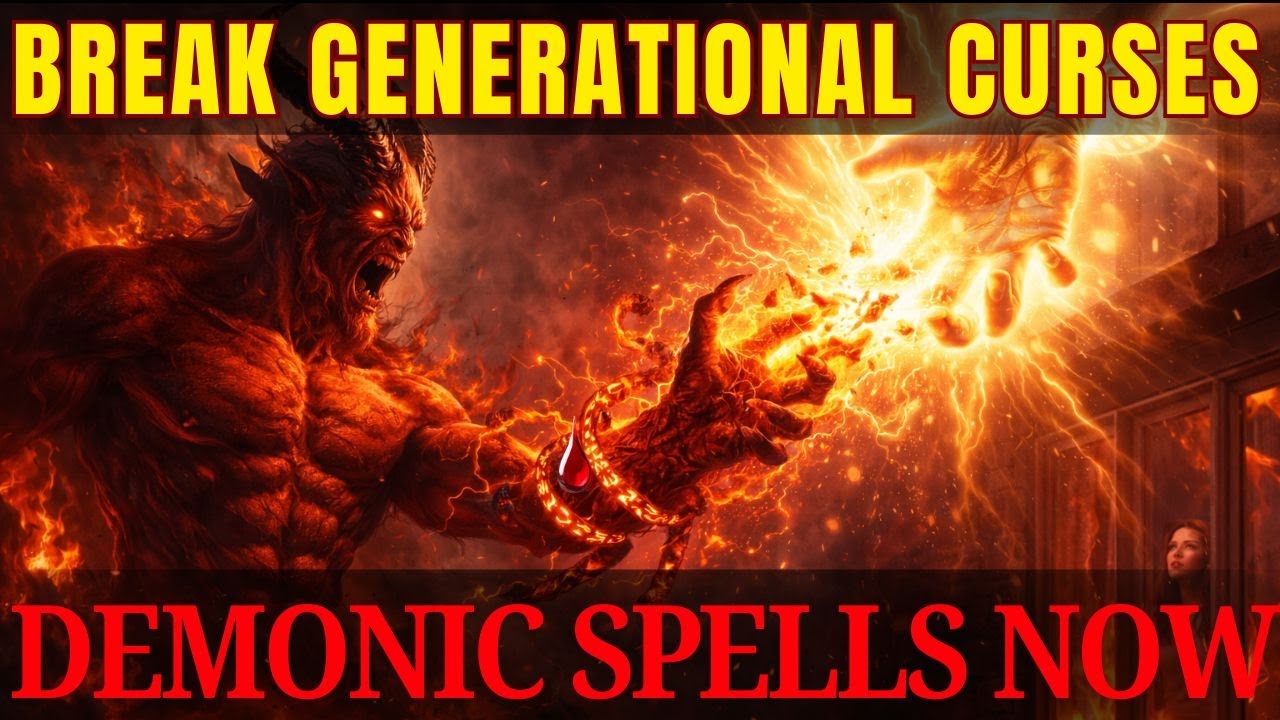 🔥 BREAK Generational Curses & Demonic Spells NOW – Plead the Blood of Jesus NOW! #prayer