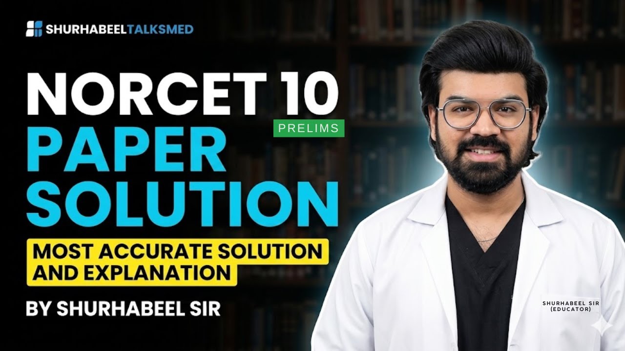 🚨 NORCET 10 PRE Paper Solution | 95+ Questions Solved ✅ 100% Accurate & Verified  by Shurhabeel Sir🔥
