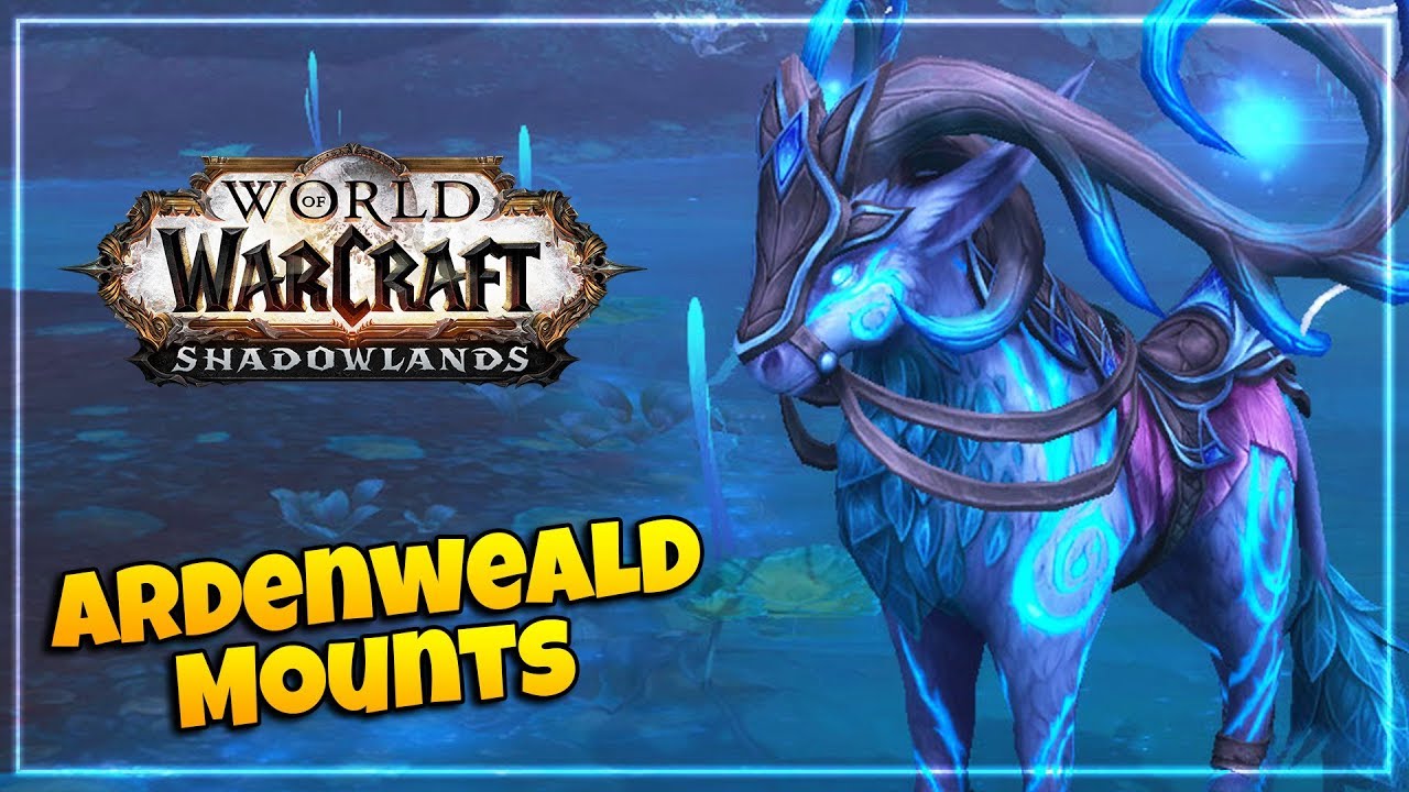 Ardenweald Stag Mounts | In-game Mount Preview | Shadowlands Alpha
