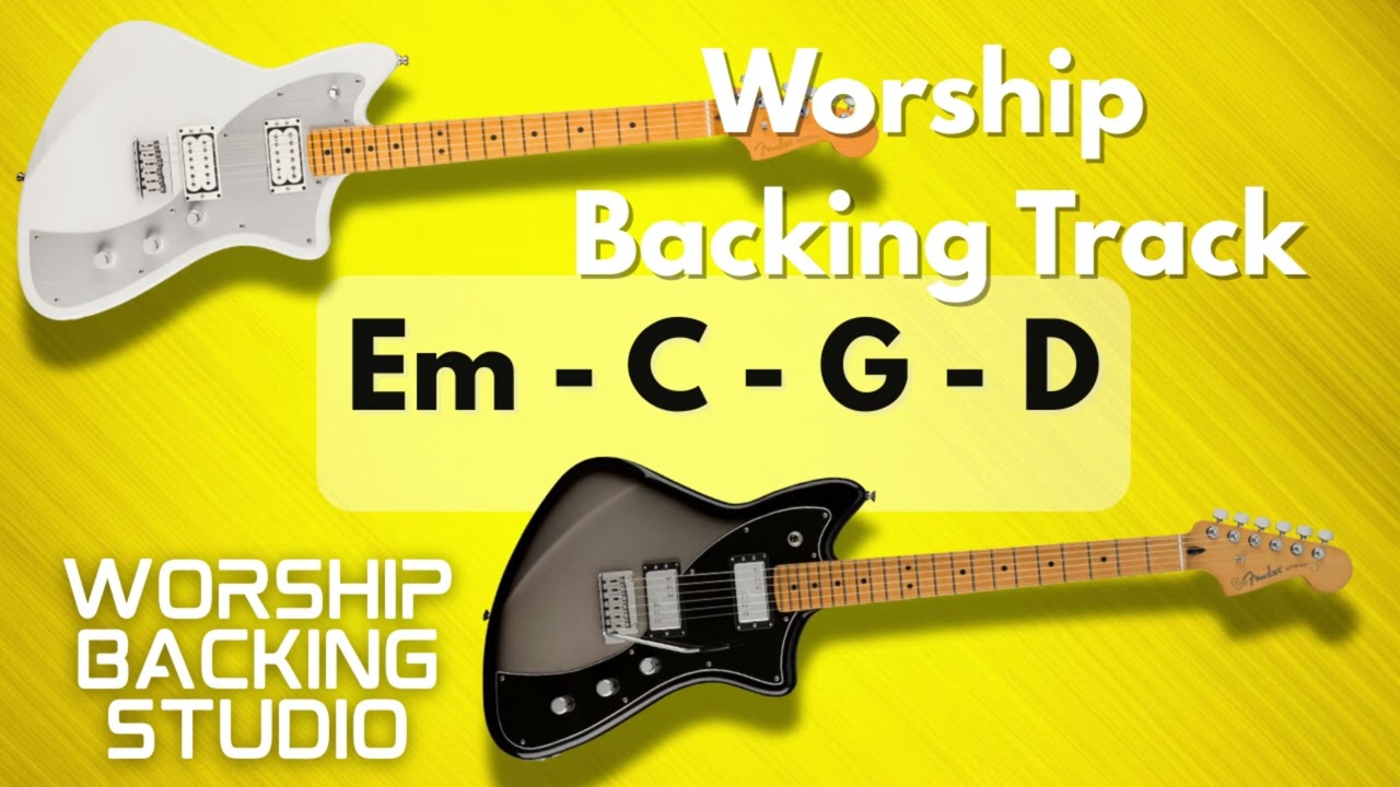 🎸 WORSHIP BACKING TRACK | E Major | IV – I – V – vi | 70 BPM | Guitar Backing Track