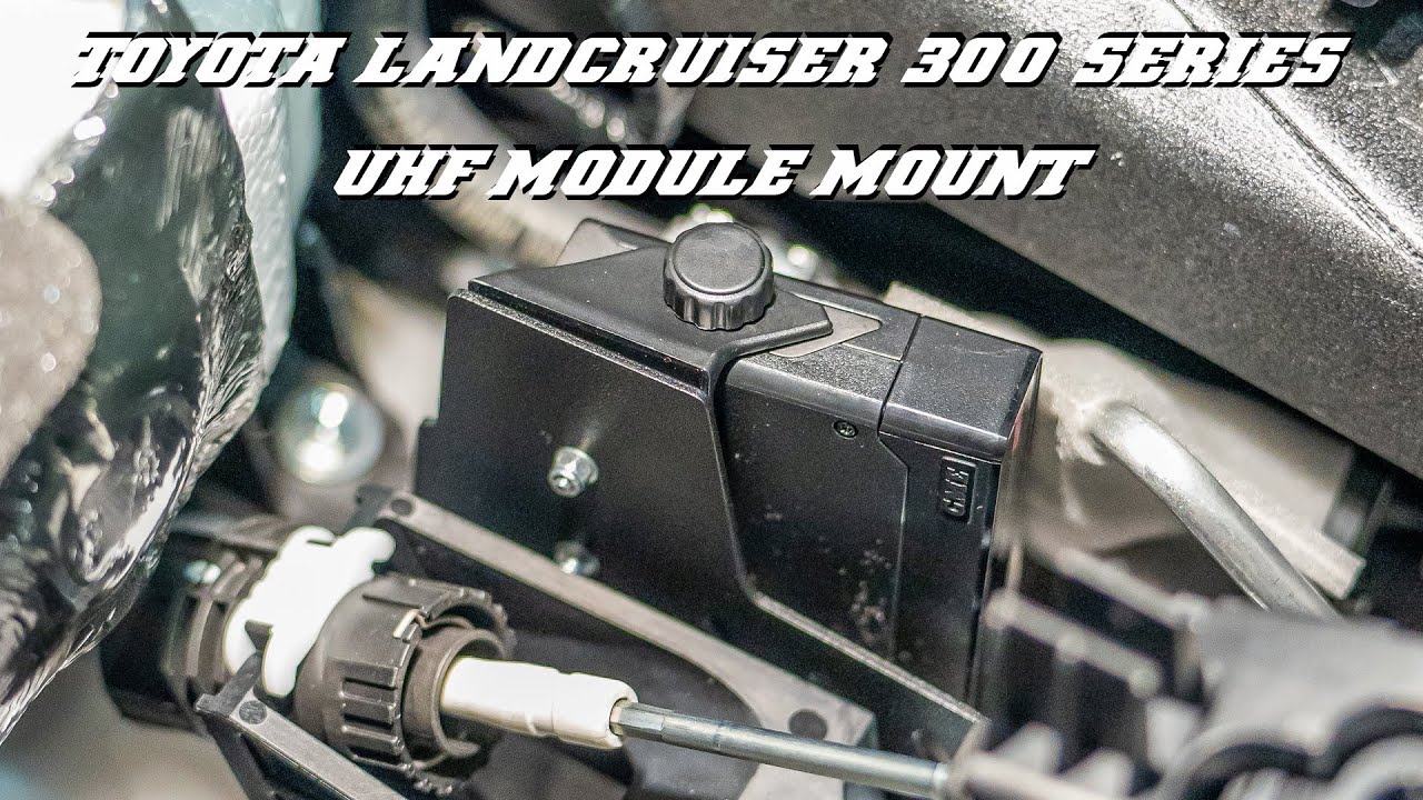 Крепление модуля UHF для TOYOTA LANDCRUISER 300 серии. Как установить