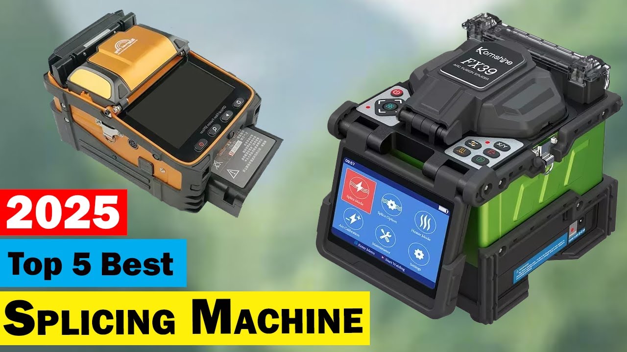 ✅ Top 5 Best Fiber Optic Splicing Machine In 2025 | Best Splicing Machine