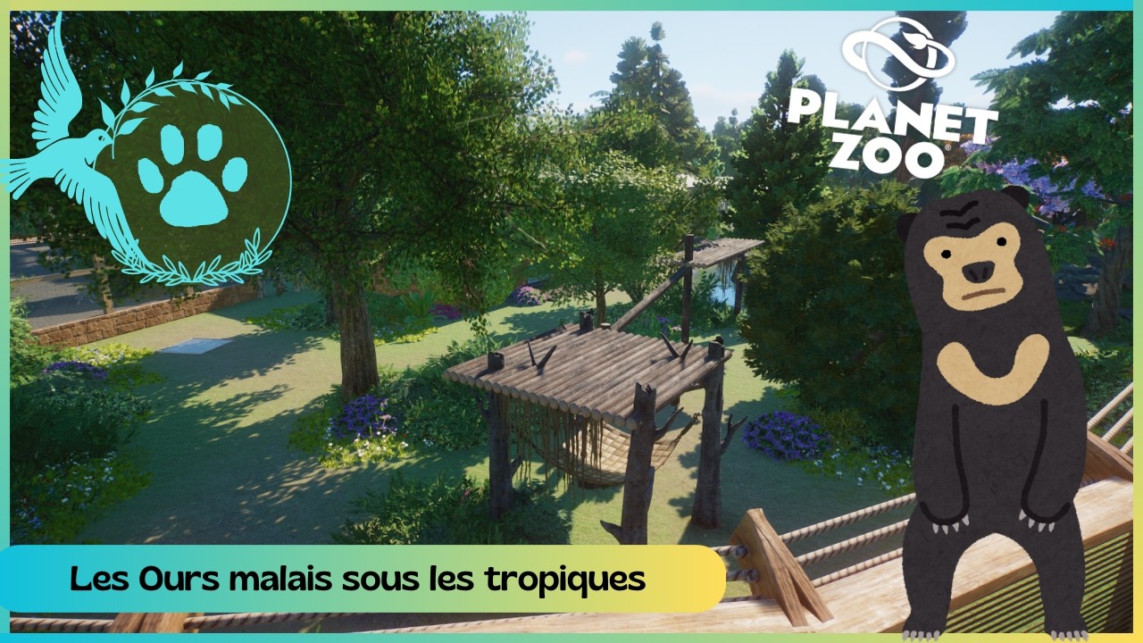 Planet Zoo SpeedBuild - BoParc #86 Les Ours Malais