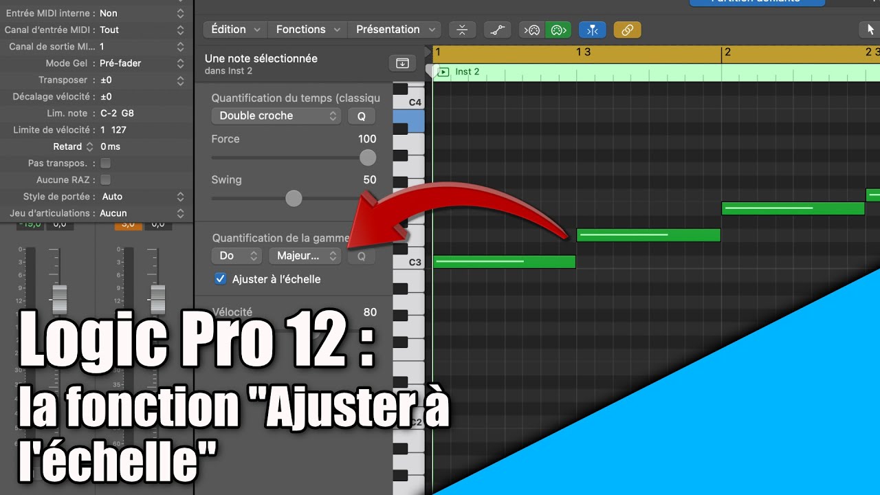 Tutoriel Logic Pro 12: la fonction 