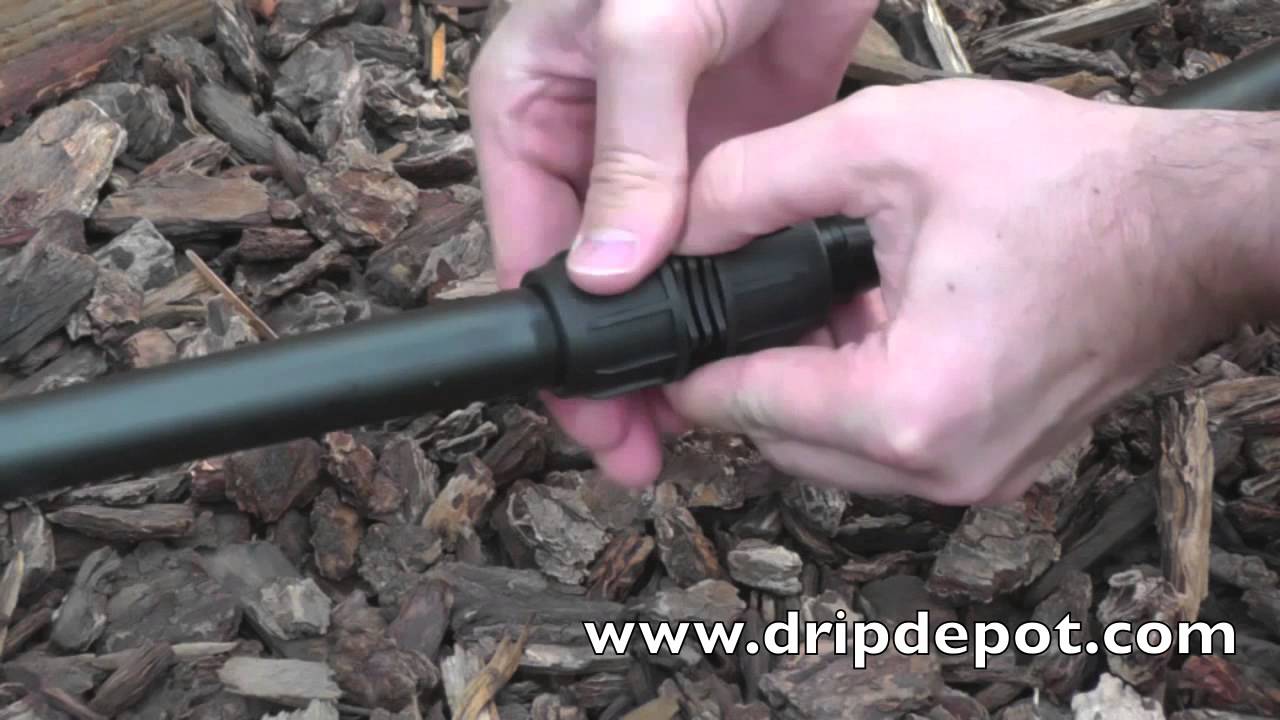 How To Extend or Repair a Section of Drip Irrigation Tubing