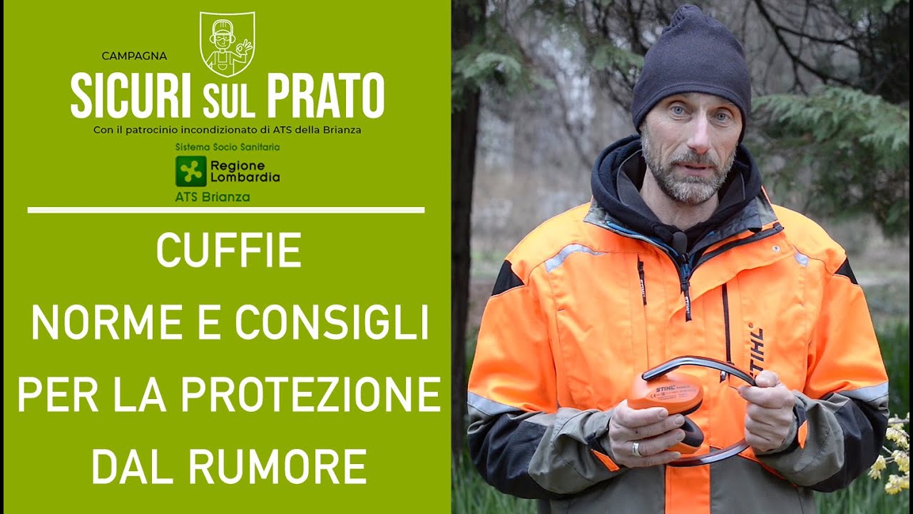 Come scegliere le CUFFIE per la protezione dal rumore - NORME E CONSIGLI PER GIARDINIERI