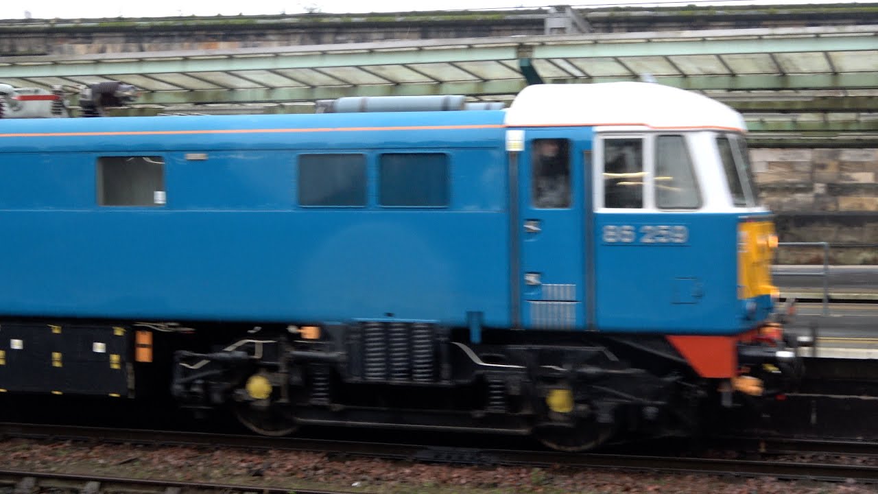 Storm Bert cant beat Freight or Peter Pan. The storm affects most lines at Carlisle 23 Nov 24
