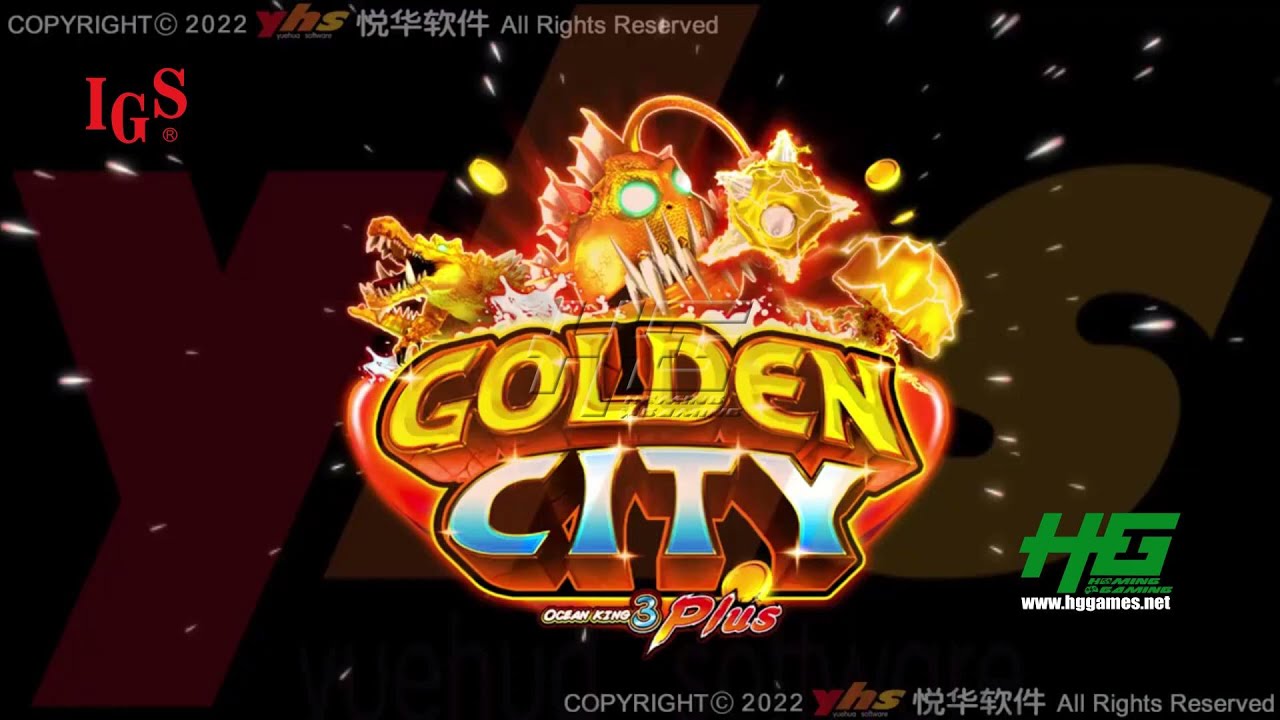 US Version IGS Original Ocean King 3 Plus Golden City Fishing Game Software For Sale
