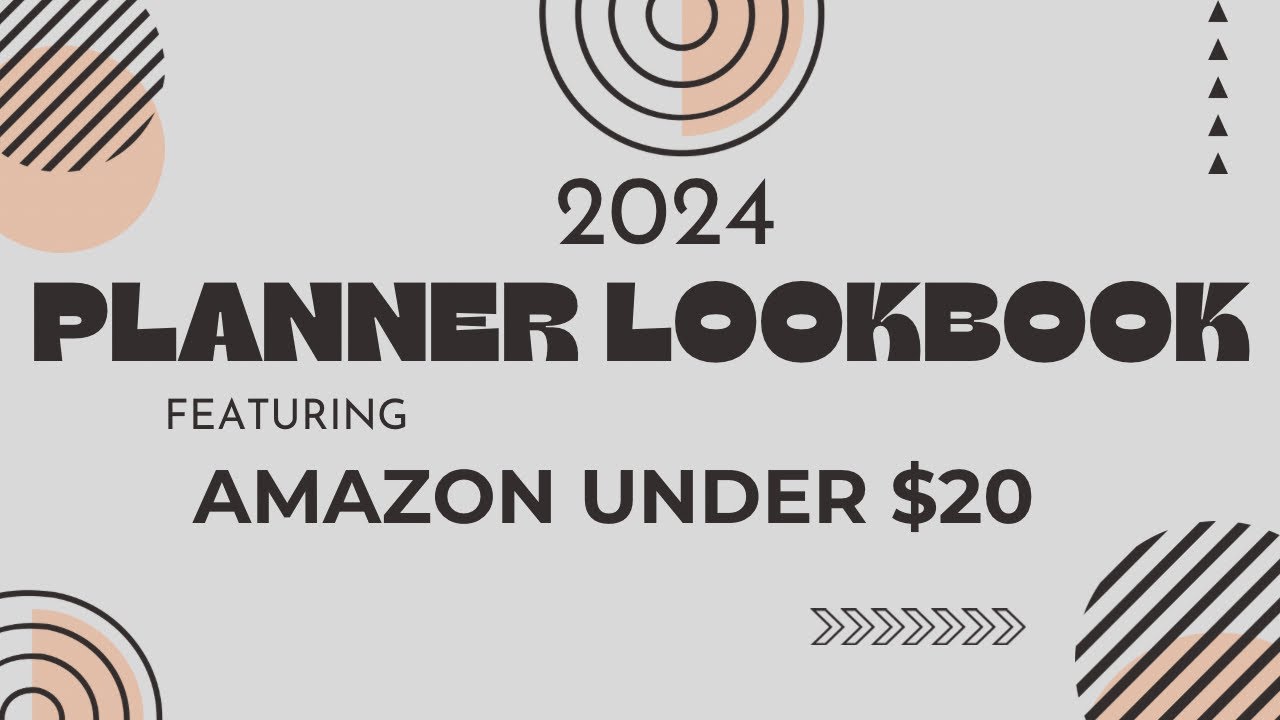 2024 Planner Lookbook: Amazon Finds Under $20
