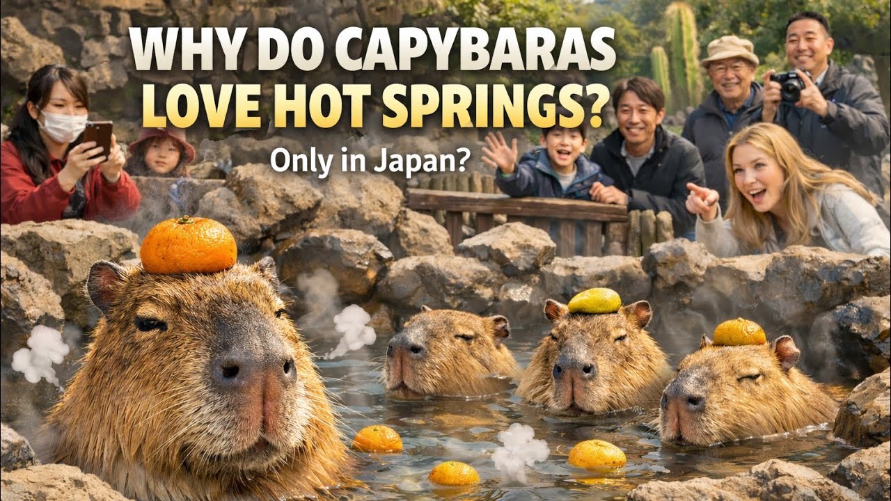 【Capybara Onsen】Why Do Capybaras in Japan Love Hot Springs?