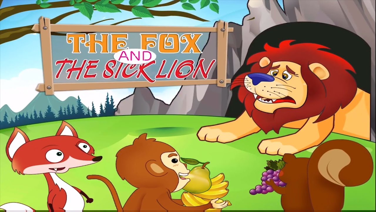 Bedtime Story For Kids | The Fox And The Sick Lion | Kids Story by Kid Saga