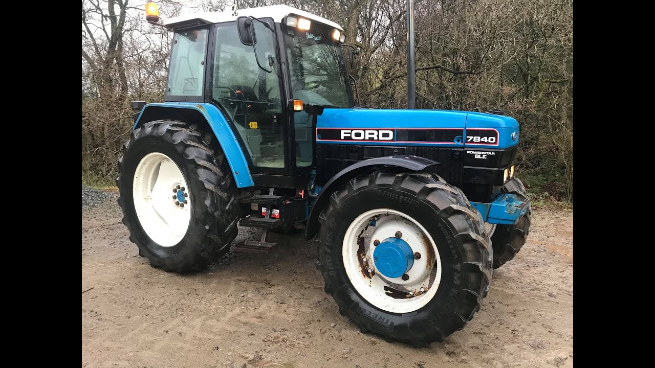 FORD 7840 SLE 4X4 1994 TRACTOR 40K BOX SOLD BY www.catlowdycarriages.com