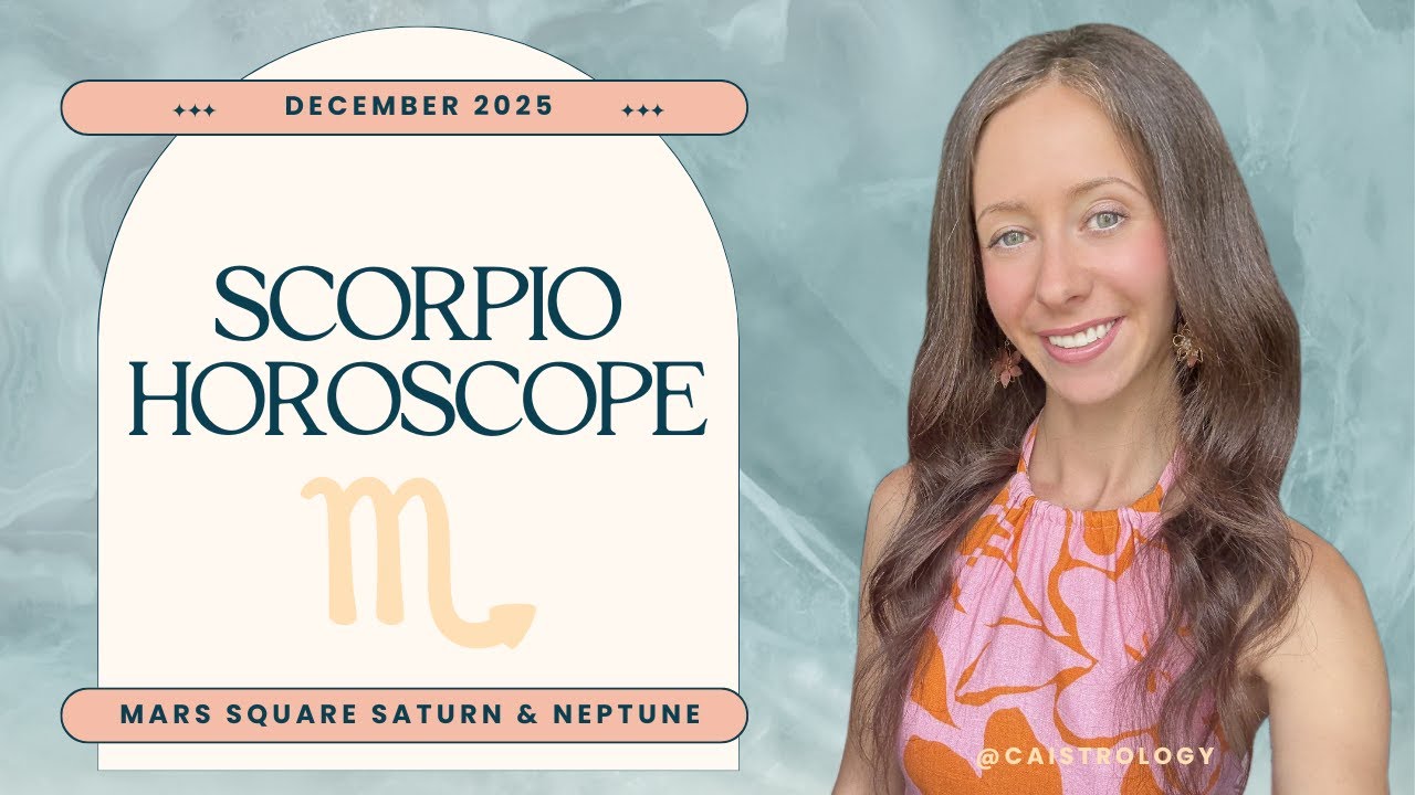 ♏️ Scorpio December 2025 Horoscope 🎄