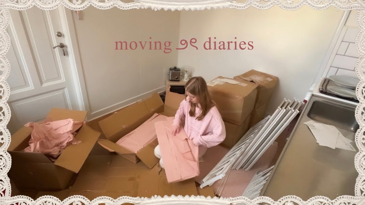 unpacking & organizing my moving boxes 📦 // moving diaries 005