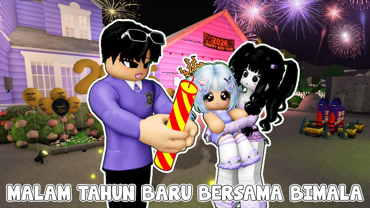 REPOT BANGET MAU TAHUN BARUAN AJA BIMALA FAMILY INI | BLOXBURG🏡RP