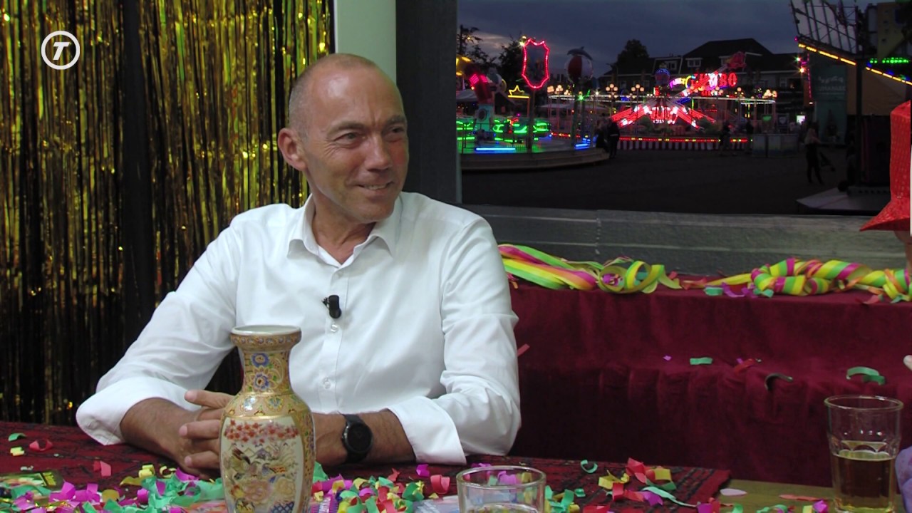 De nieuwe kermiswethouder Rolph Dols te gast in de studio