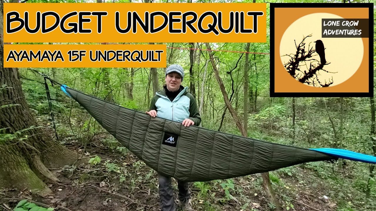 Cheap Underquilt for Hammock - Budget Hammock Camping (Ayamaya) Hammock Underquilt Review