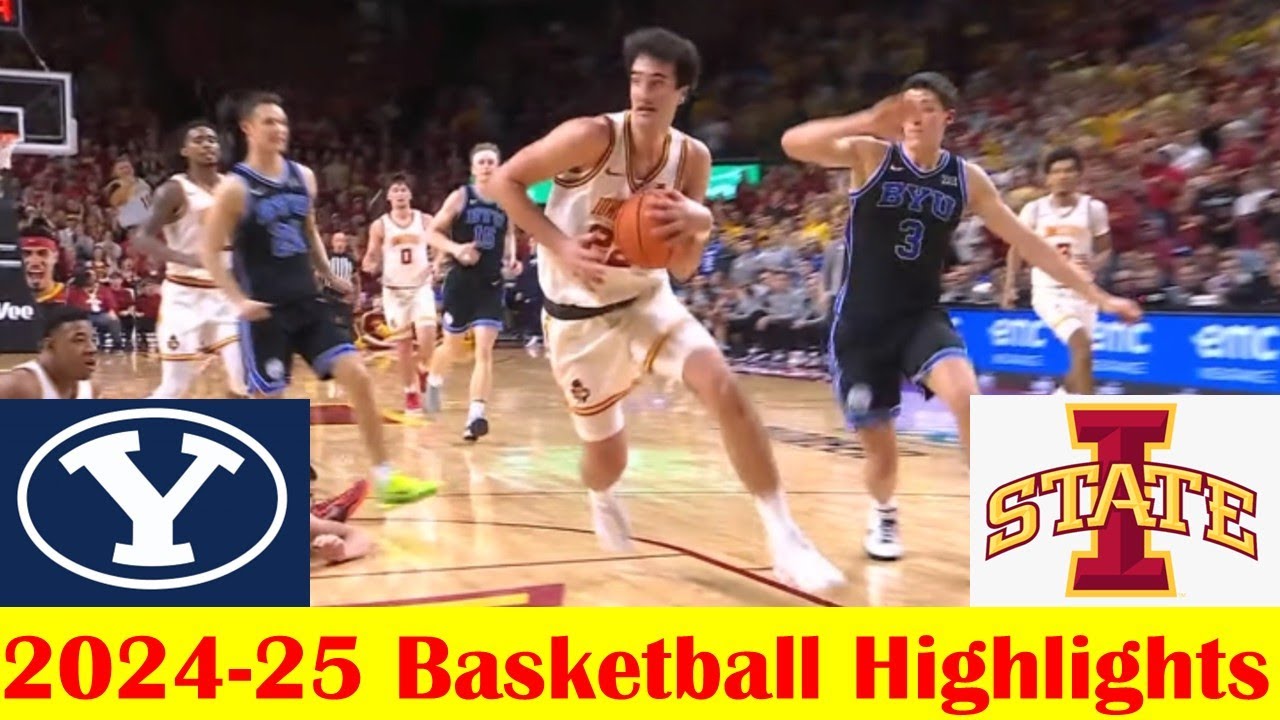 #23 BYU vs #10 Iowa State Basketball Game Highlights 3 4 2025