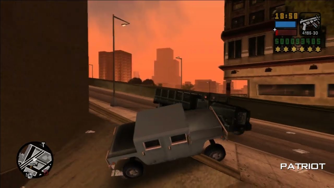 GTA Liberty City Stories PC 6 Stars Bedford Point Wanted Level Rampage + Escape