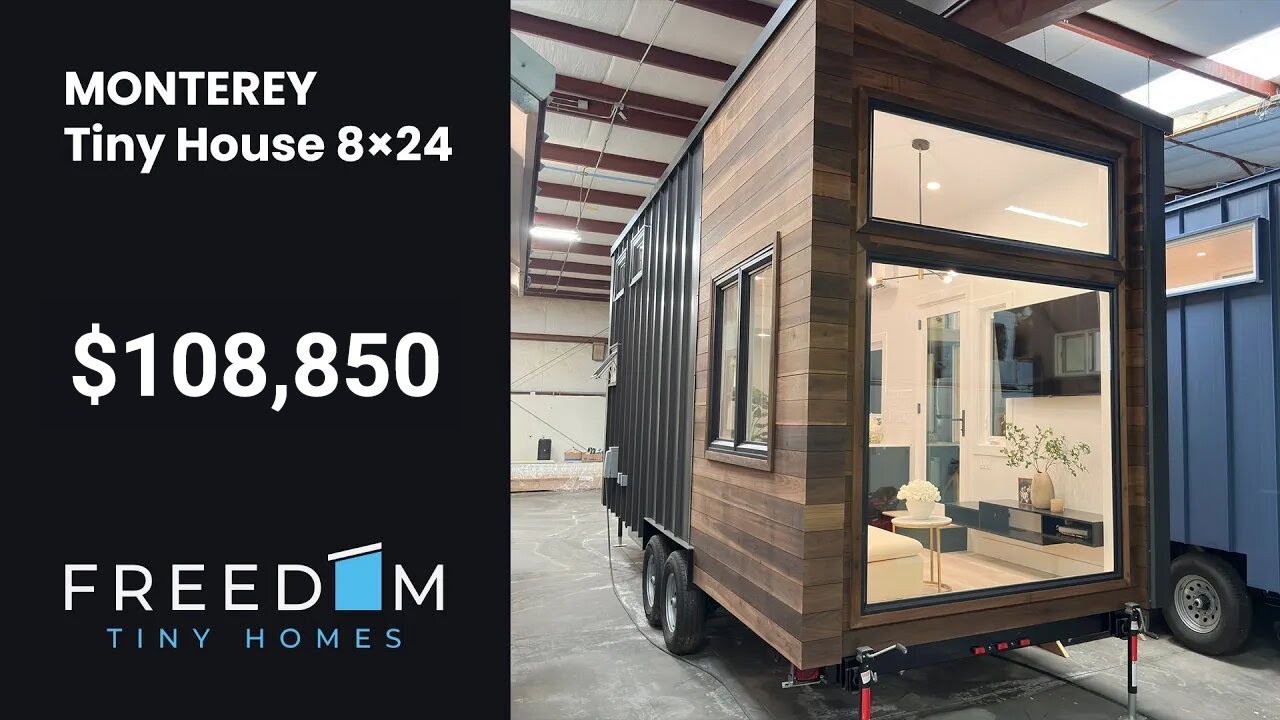 Freedom Tiny Homes - Monterey – Tiny House 8′ x 24′
