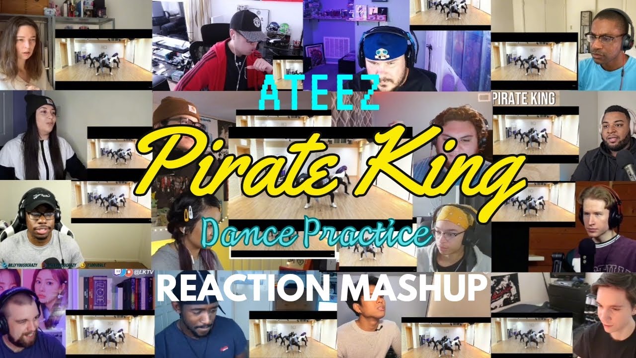 ATEEZ(에이티즈) - '해적왕 (Pirate King)' Dance Practice REACTION MASHUP