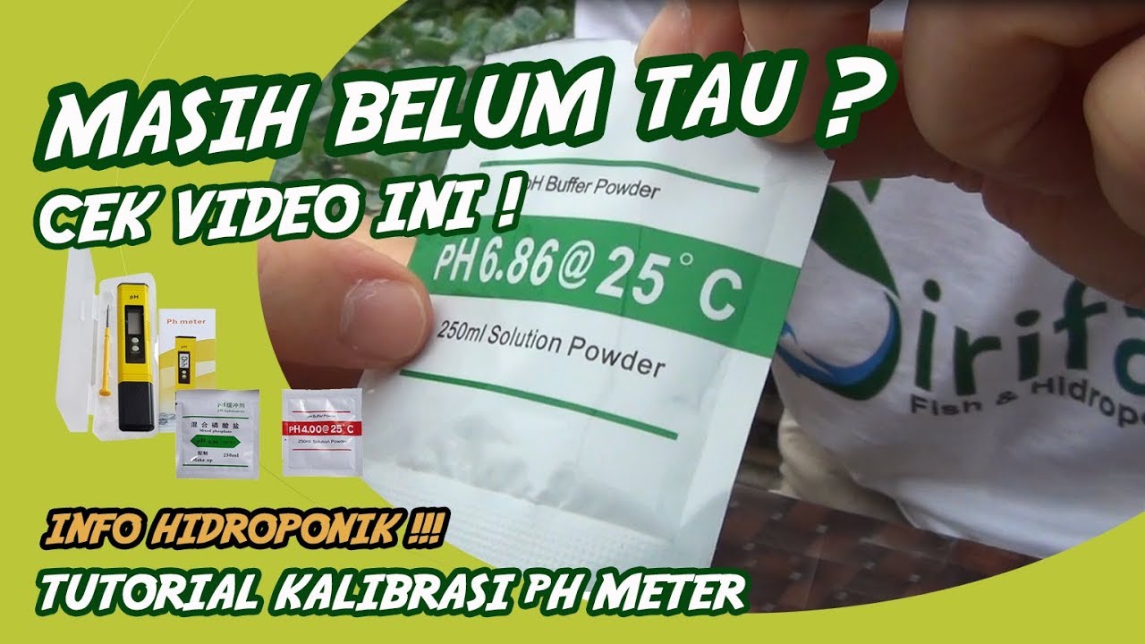 Kalibrasi pH Meter untuk hidroponik dan Aquaponik #phmeter #aquaponik #hidroponik #akuarium
