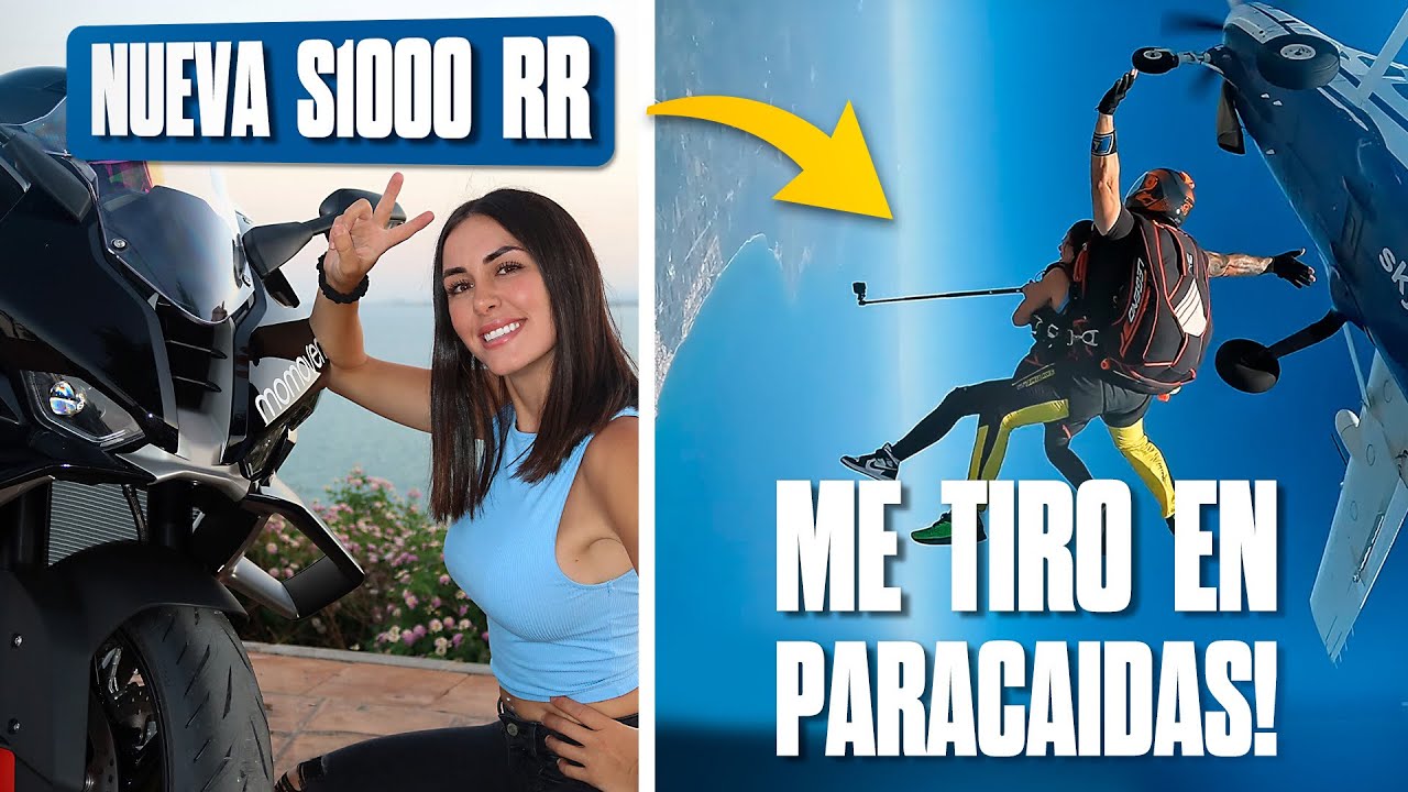 VOY EN LA NUEVA S1000RR A TIRARME EN PARACAÍDAS 🪂🏍️😱