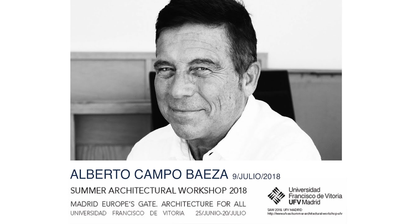 Conferencia de Alberto Campo Baeza / PABELLÓN POLIDEPORTIVO DE LA U.F.V 1/2