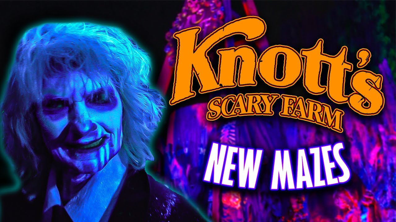 НОВЫЕ СТРАШНЫЕ лабиринты в Knotts Scary Farm 2025!