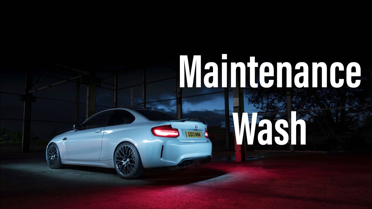 BMW M2 Competition Winter Maintenance Wash