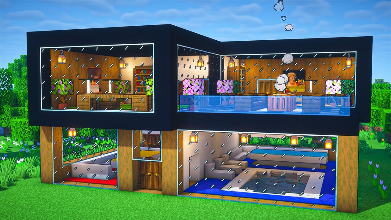 Minecraft: Ultimate Modern House Tutorial