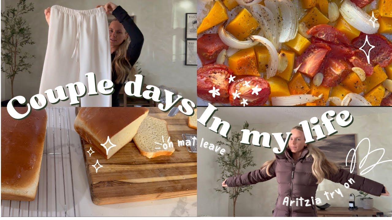 couple days in my life: aritzia haul + new supersnug puff, toddler craft prep, organizing  
