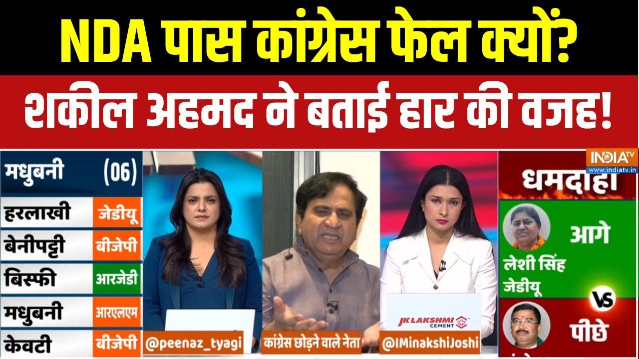 Shakeel Ahmad On Bihar Result : 