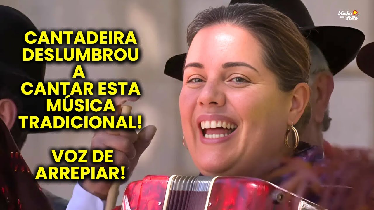Cantadeira DESLUMBROU a Cantar esta M&uacute;sica Tradicional! 😍🎶 Voz de Arrepiar!