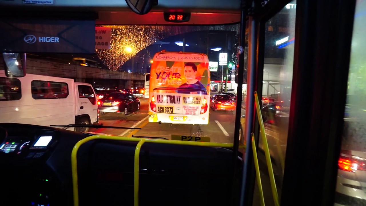 Philippines, Makati, P2P bus ride to Fairview