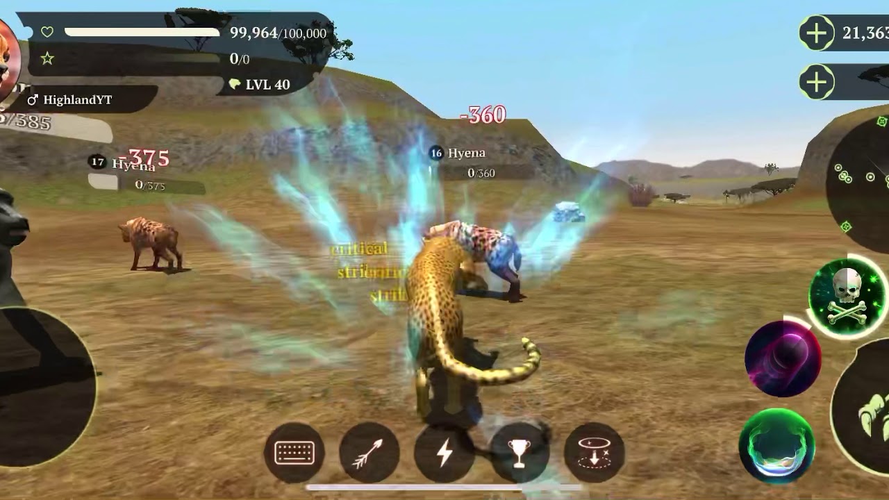 Max level cheetah online simulator