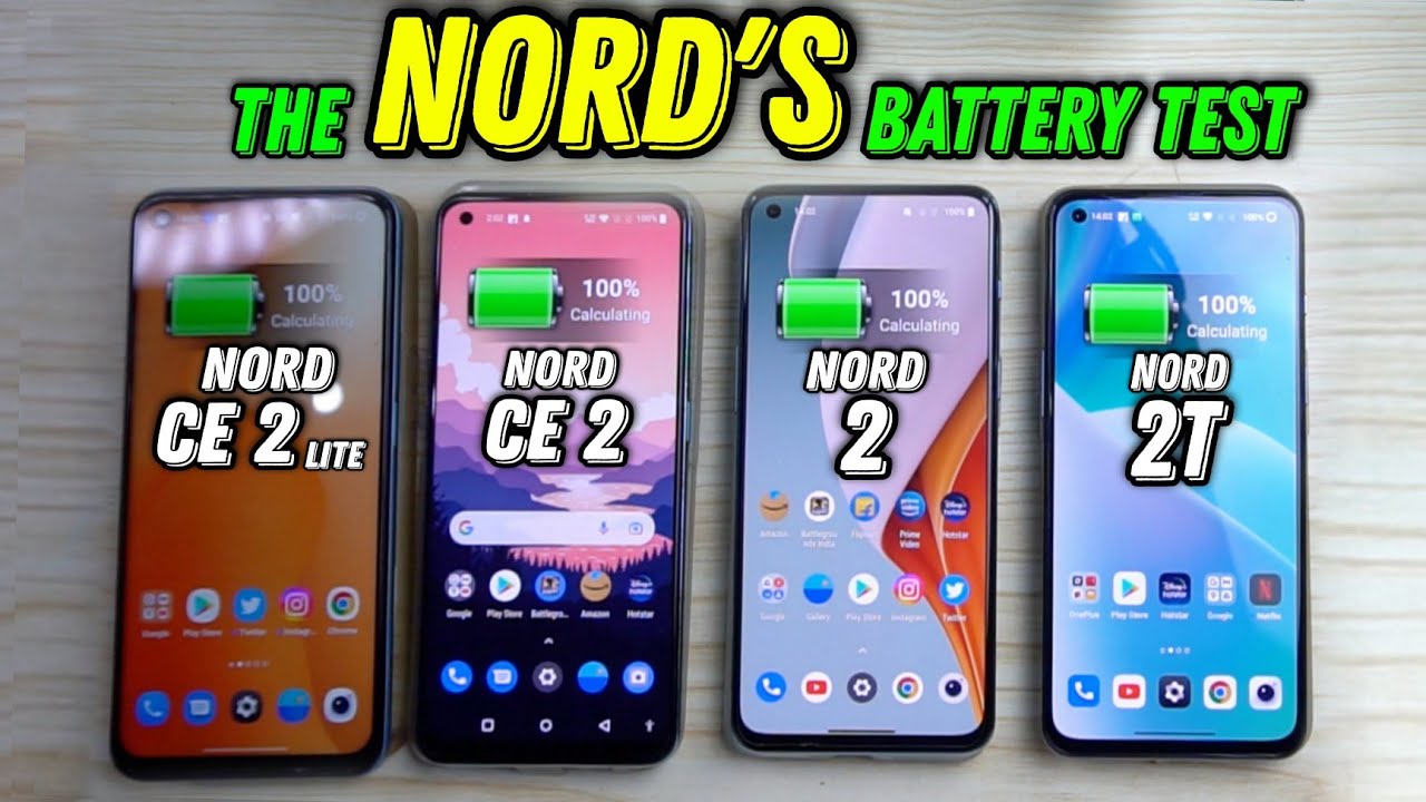 Oneplus NORD Series : BATTERY DRAIN TEST with iQOO Neo 6