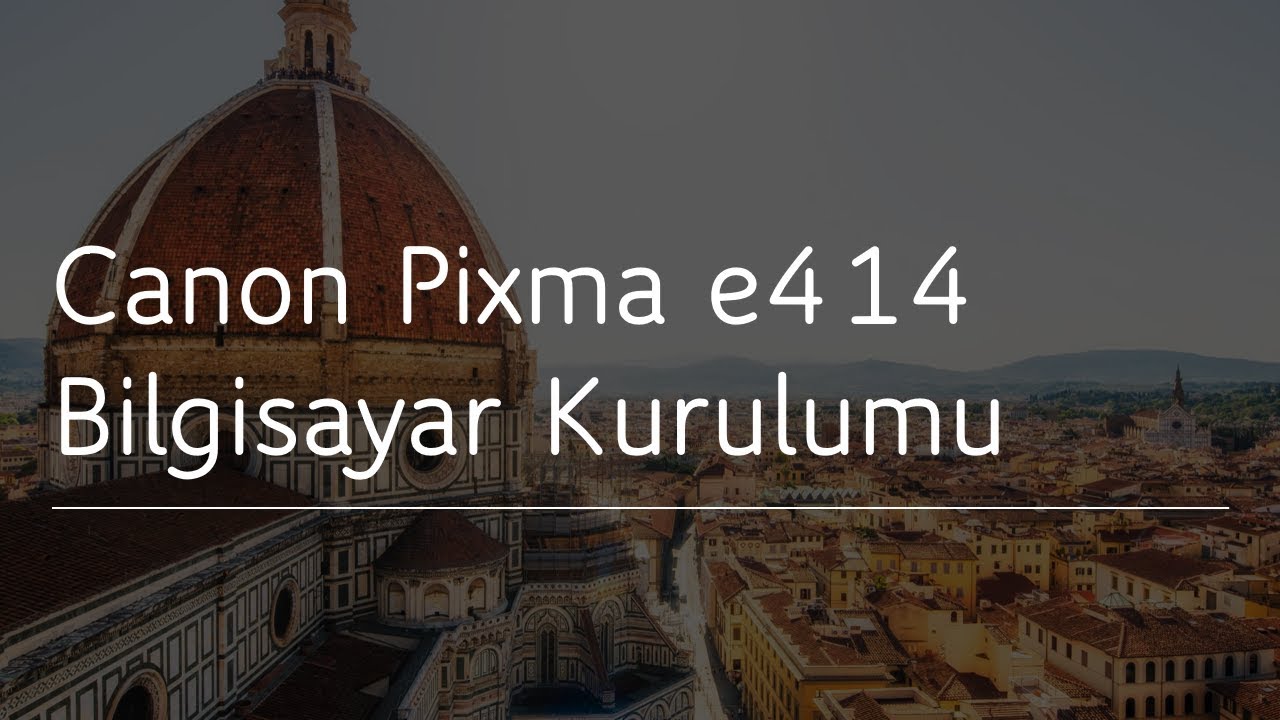 Canon Pixma E414 Tak Çalıştır Printer | Kurulum için İnternet Gerekir
